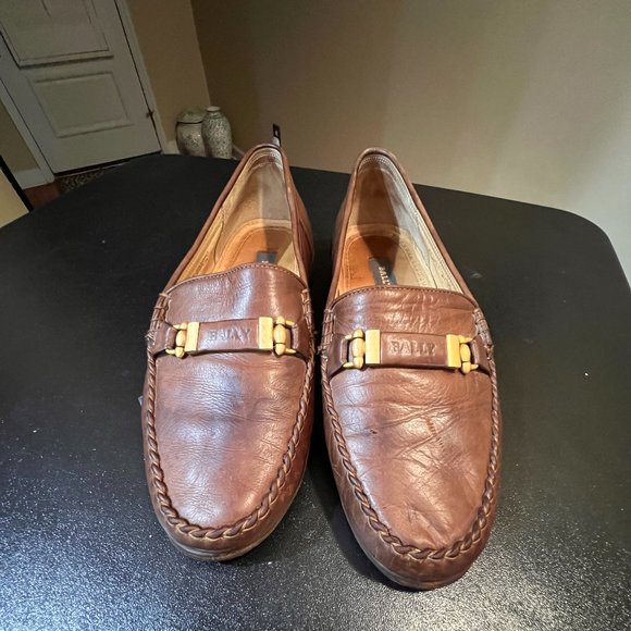 Bally 10M Fandro tan shoes